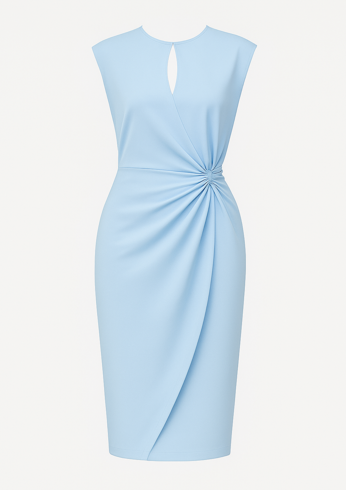 Mirabel Zeitloses Chic-Kleid - Hellblau