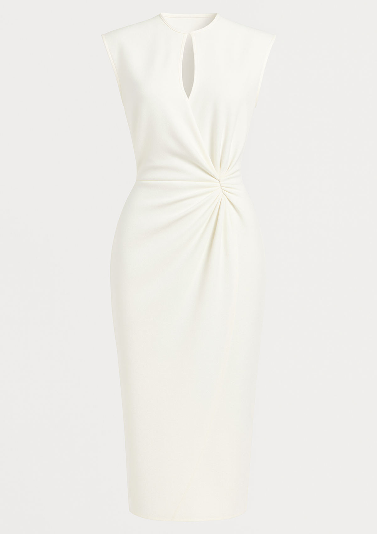 Mirabel Zeitloses Chic-Kleid - Weiß