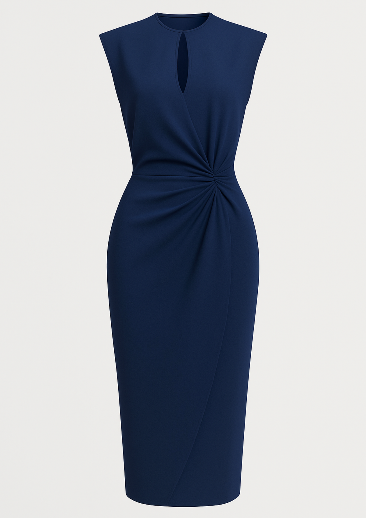 Mirabel Zeitloses Chic-Kleid - Blau